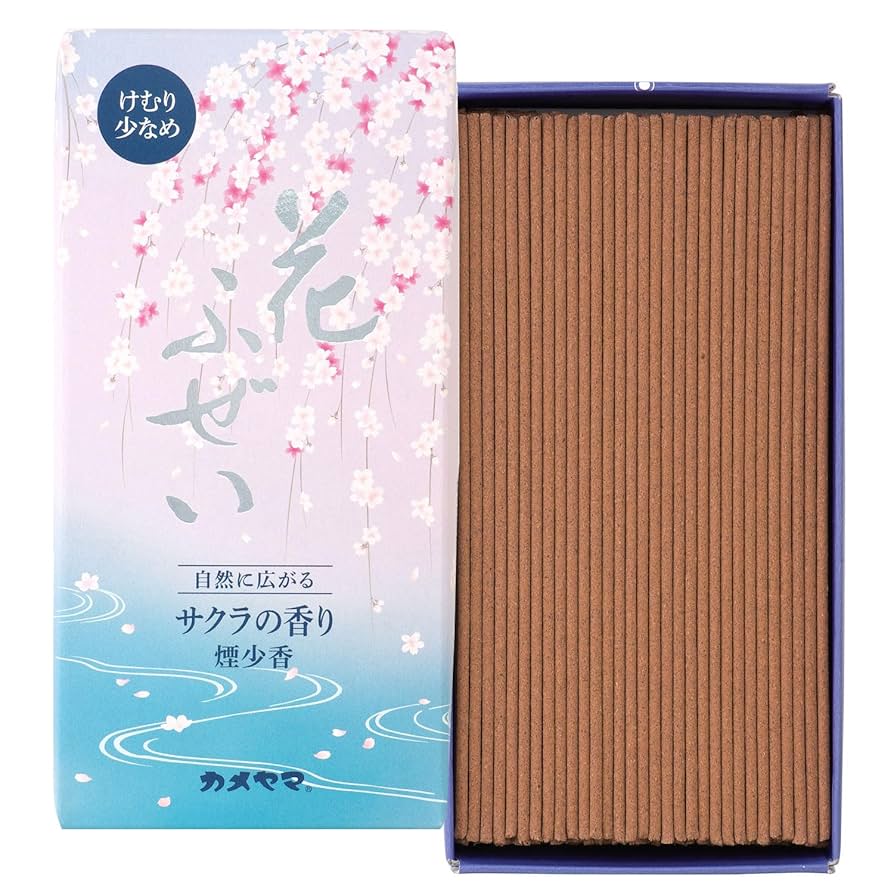 Amazon.co.jp: カメヤマ 花ふぜい 桜 煙少香 約100g 約230本 お